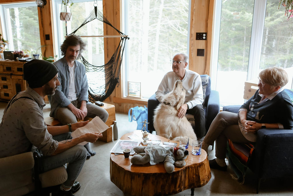 rencontre famille Larivière avec Guillaume Regaudie de Chanson de son vivant